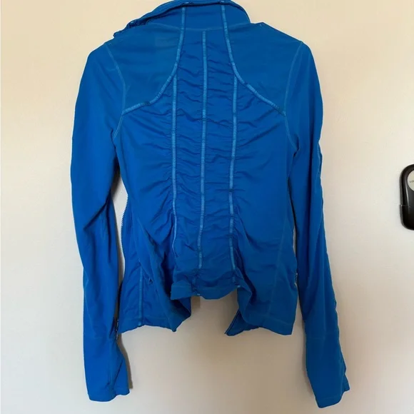 Zella Blue Utility Jacket with Fitted Silhouette - Picture 3 of 4